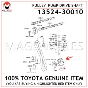 13524-30010-PULLEY,-PUMP-DRIVE-SHAFT1352430010