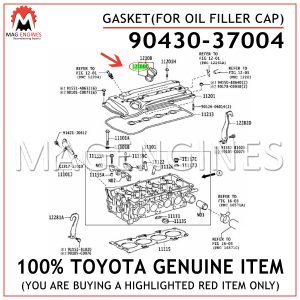 90430-37004 TOYOTA GENUINE GASKET(FOR OIL FILLER CAP) 9043037004