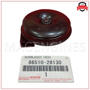 86510-28130 TOYOTA GENUINE HORN ASSY, HIGH PITCHED 8651028130