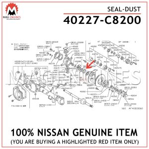 40227-C8200 NISSAN GENUINE SEAL-DUST 40227C8200