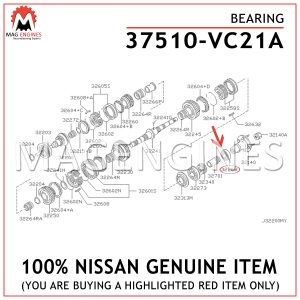 37510-VC21A NISSAN GENUINE BEARING 37510VC21A