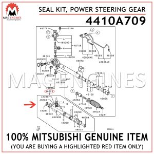 4410A709 MITSUBISHI GENUINE SEAL KIT, POWER STEERING GEAR