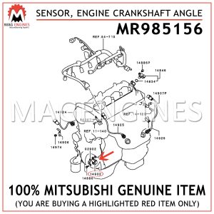 MR985156 MITSUBISHI GENUINE SENSOR, ENGINE CRANKSHAFT ANGLE