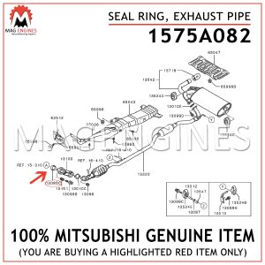 1575A082 MITSUBISHI GENUINE SEAL RING, EXHAUST PIPE