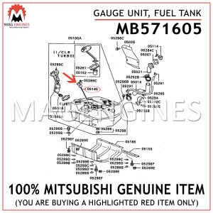 MB571605 MITSUBISHI GENUINE GAUGE UNIT, FUEL TANK