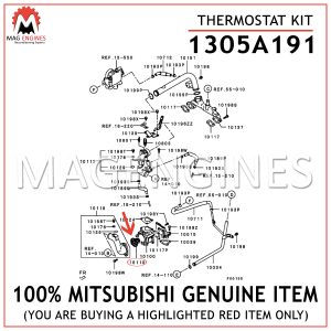 1305A191 MITSUBISHI GENUINE THERMOSTAT KIT