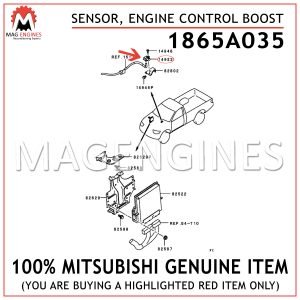 1865A035 MITSUBISHI GENUINE SENSOR, ENGINE CONTROL BOOST