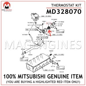 MD328070 MITSUBISHI GENUINE THERMOSTAT KIT