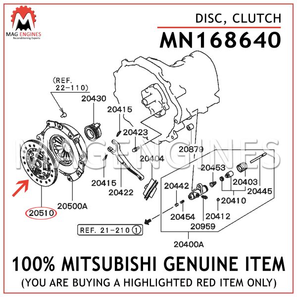 MN168640 MITSUBISHI GENUINE DISC, CLUTCH