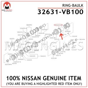 32631-VB100 NISSAN GENUINE RING-BAULK 32631VB100