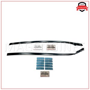 75551-53020 & 75552-53020 TOYOTA GENUINE ROOF DRIP SIDE FINISH MOULDING, RH & LH WITH CLIPS 75545-53011