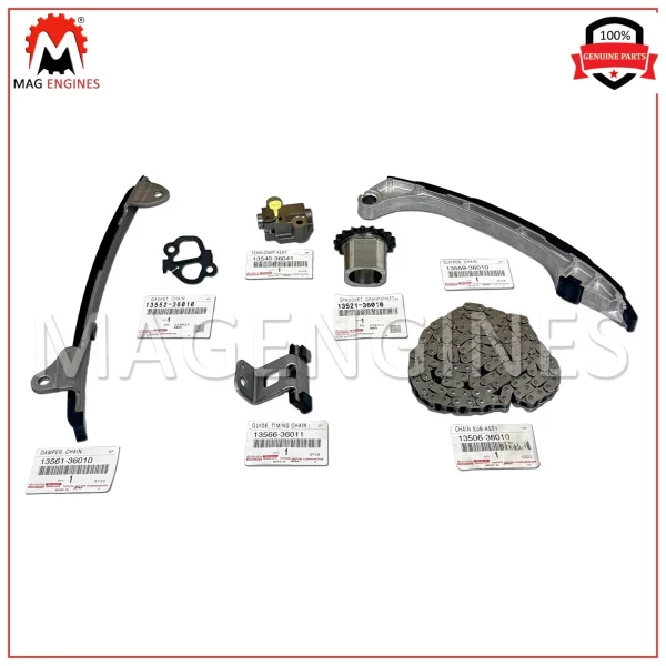 TOYOTA GENUINE TIMING CHAIN KIT 1AR-FE 2AR-FE/FXE 2.7 & 2.5 LTR – Mag ...