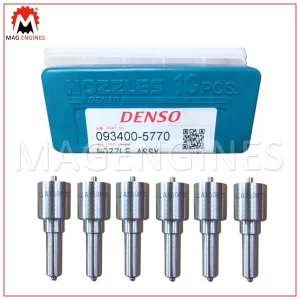 093400-5770 / 23620-17010 x6 DENSO GENUINE NOZZLE ASSY SET 1HD-T 4.2L