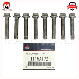 1115A172 x 8 MITSUBISHI GENUINE CONNECTING ROD BOLTS SET (8pcs)
